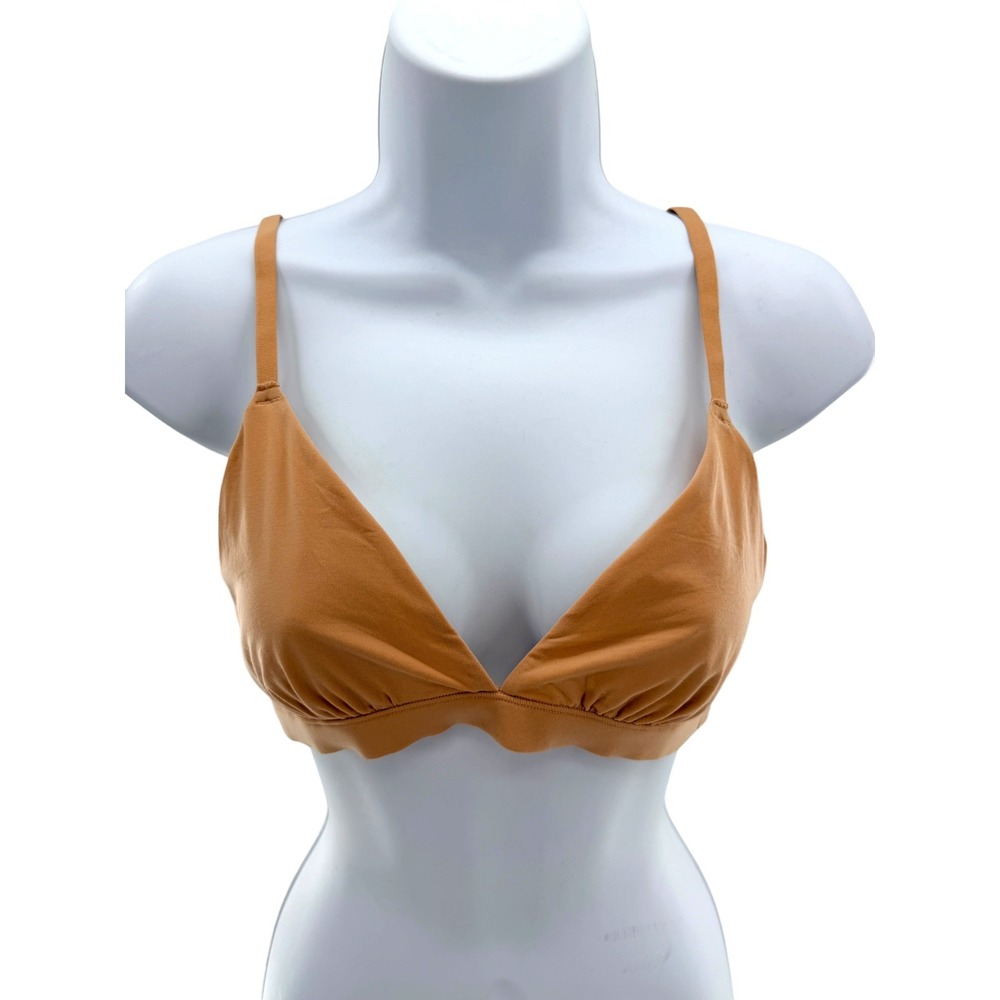 OEAK Wireless Seamless Everyday‎ Lounge Comfort Bra Plunge V Neck Size M NWT